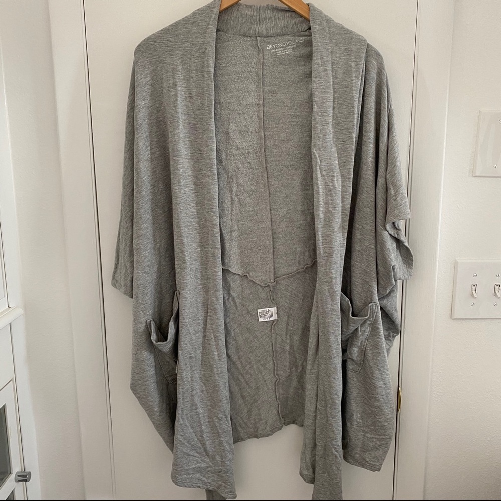Beyond Yoga Cozy Fleece Origami Cardigan